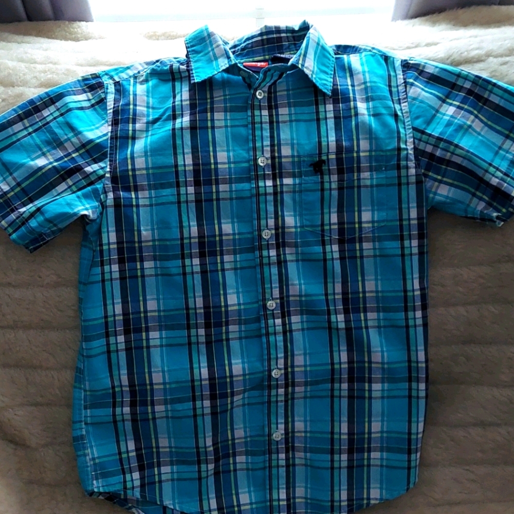 Plaid button down